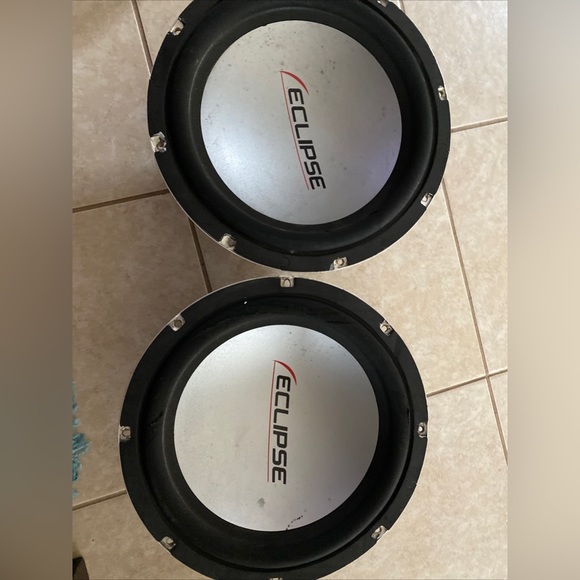 Eclipse Car Audio, Video & GPS 2 Eclipse Subwoofers Poshmark